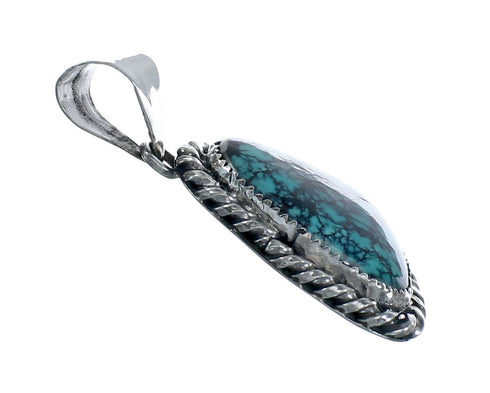 Navajo Native American Turquoise Sterling Silver Pendant SN20060